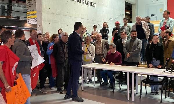 TMMOB'un İnciraltı açıklamasında ortalık karıştı...